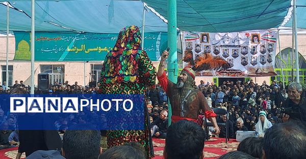 بزرگترین اجتماع حسنیون کشور همراه با تعزیه خوانی در روستای کفکی خراسان رضوی