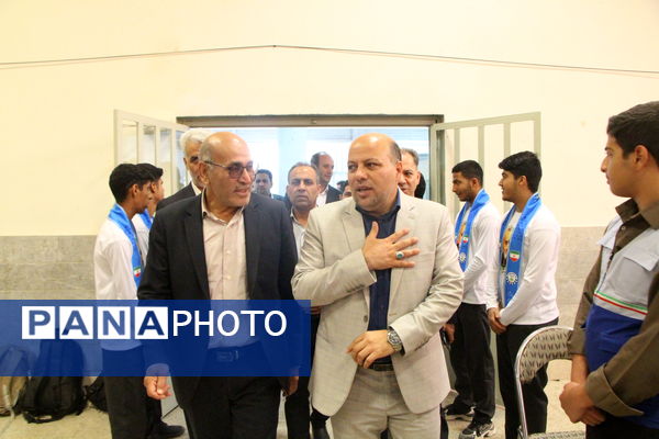 افتتاح سالن ورزشی شهید سلیمانی هنرستان انقلاب اسلامی یزد