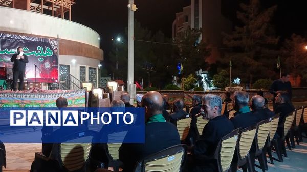 برگزاری مراسم عزاداری شب ششم ماه‌محرم در شهر نیم‌‌ور