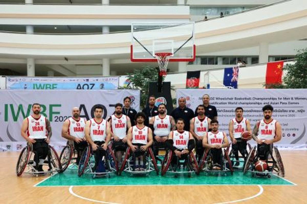 تیم ملی بسکتبال با ویلچر مردان در مسابقات آسیا اقیانوسیه سوم شد