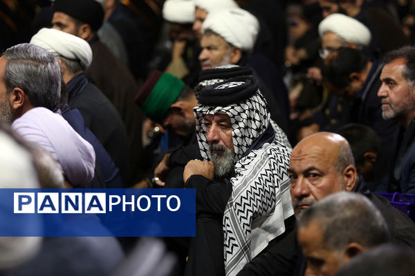 آیین شمعدان‌گردانی و خطبه خوانی شام رحلت حضرت معصومه(س)