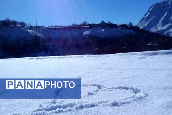 اولین برف زمستانی در بار