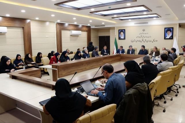 نشست خبری مدیرکل راه و شهرسازی و مدیران دستگاه‌های متولی حمل و نقل یزد