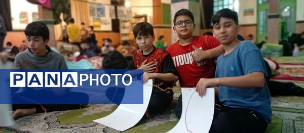 جلوه‌هایی از اعتکاف پسران آشخانه 