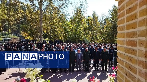 آیین افتتاحیه یادمان شهید دانش آموز اردوگاه باغرود نیشابور