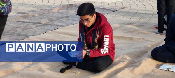 زیارت عاشورا و غبار روبی مزار شهدای گمنام نیشابور