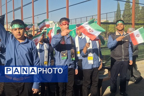 زنگ بیداری و استکبارستیزی دانش آموزان در مدارس شیراز 