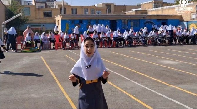 افتتاحیه المپیاد ورزشی درون مدرسه‌ای در دبستان الهام