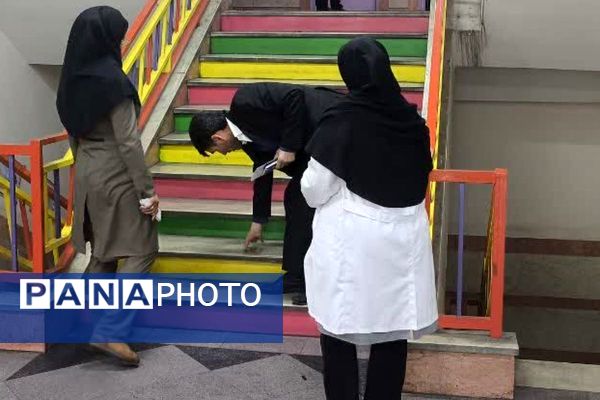 بازدید از مدارس ملارد جهت تأکید بر بهداشت و تجهیزات ورزشی