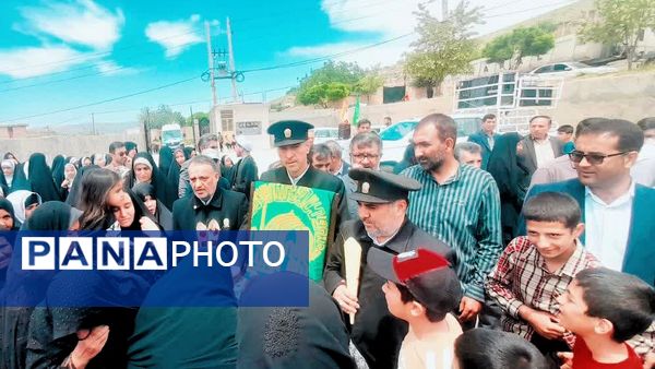 ورود پرچم متبرک حرم رضوی به شهرستان مارگون
