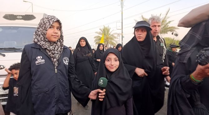 حضور کودکان و نوجوانان در پیاده‌روی اربعین