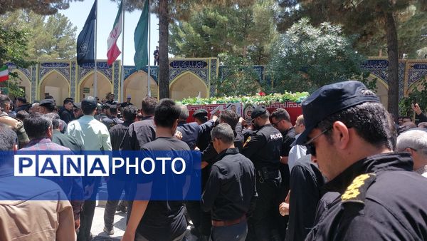 مراسم تشییع و تدفین پیکر مطهر شهید امنیت در شهرستان نیشابور 