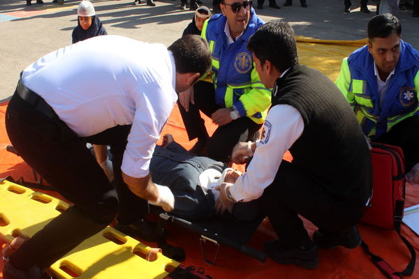 برگزاری مانور زلزله و ایمنی در کرمان