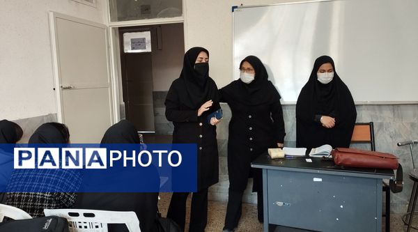 آمادگی پیش از مانور زلزله در هنرستان کاردانش حافظ 