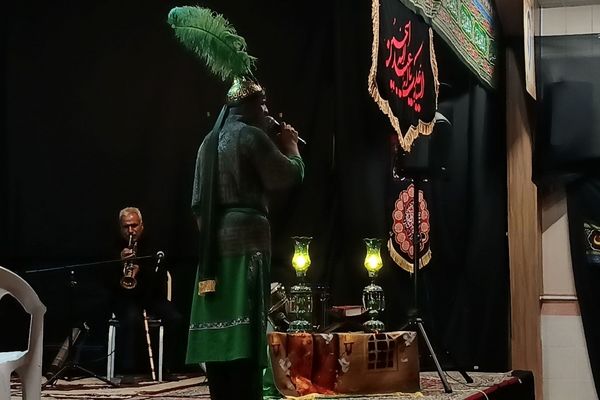 مراسم شب نهم محرم در هیئت فرهنگیان  نیشابور