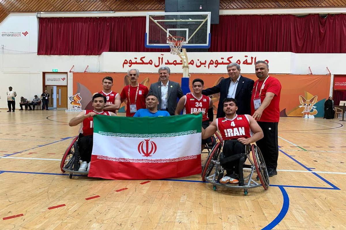 تیم بسکتبال با ویلچر سه نفره پسران قهرمان شد