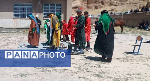 تعزیه خوانی واقعه عاشورا در روستای چکنه علیا خراسان رضوی 