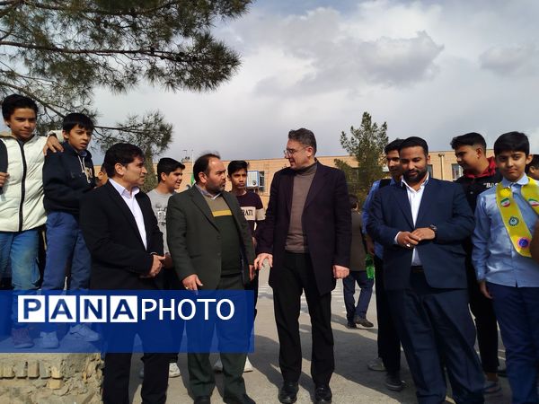 بازدید معاون مدیرکل آموزش و پرورش خراسان رضوی از مدارس کاشمر