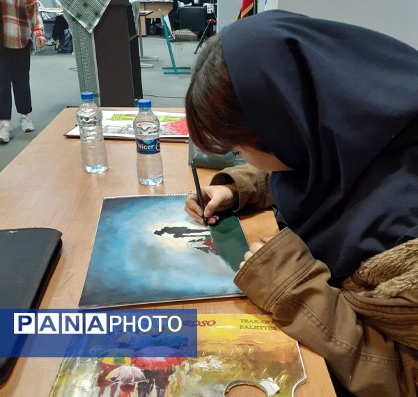 حضور دانش‌آموزان هنرمند هنرستان محمودیه بجنورد در رویداد آخراشه 