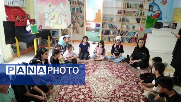 گردهمایی کودکان عاشورایی در کانون پرورش فکری کودکان و نوجوانان حاجی‌‌‌آباد 