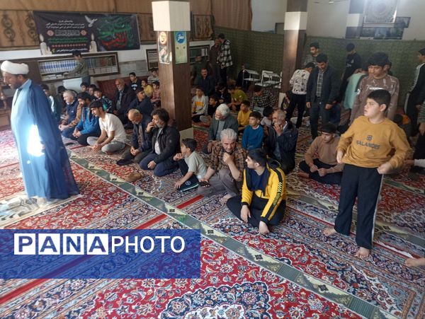 اعتکاف دانش آموزان پسر در باخرز