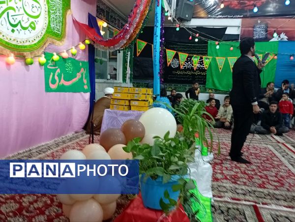 تکیه حسینی غرق در شادی علوی