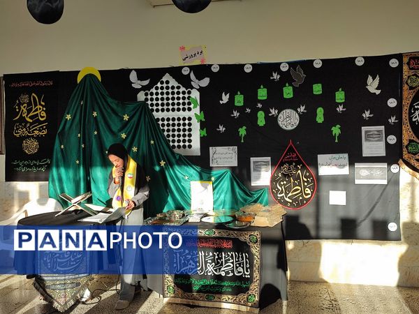 مراسم شهادت حضرت زهرا (س) در دبیرستان رفعت