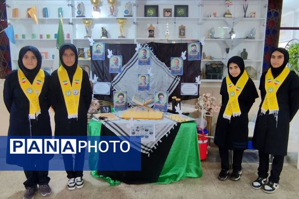 برپایی موکب به‌مناسبت سالروز شهادت رئیس جمهور و همراهان در دبیرستان شاهد 16