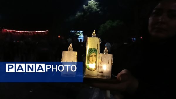 آیین شام غریبان در شهرستان نیشابور