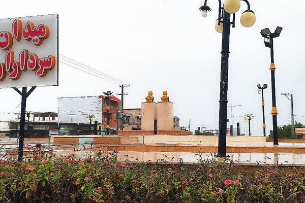 بارش باران فاریاب را شست و هوای غبار آلود پاک شد