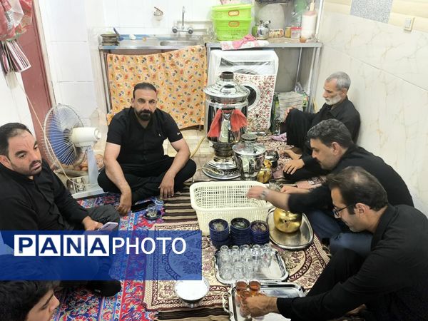 مراسم عزاداری و روضه خوانی عاشورا در شهر حسن آباد جرقویه