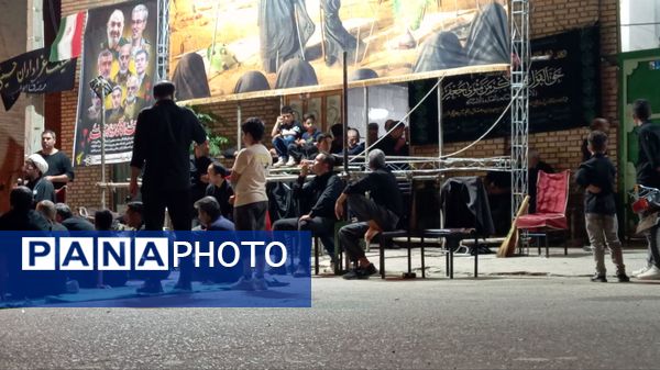 برگزاری مراسم شام غریبان در دهستان رزق آباد