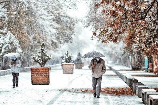 بارش برف در مناطق مختلف کشور