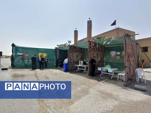 برپایی موکب عاشورایی اربعین حسینی در شیروان