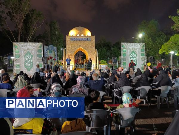 جشن دهه کرامت و ولادت امام هشتم شیعیان در پارک نیلوفر آبی مشهد مقدس