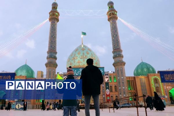 حال و هوای مسجد جمکران قبل از برپایی جشن‌ نیمه شعبان