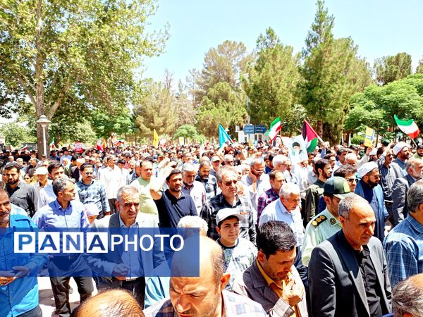 حماسه ای تازه از مردم کاشمر در جمعه نصر و خشم