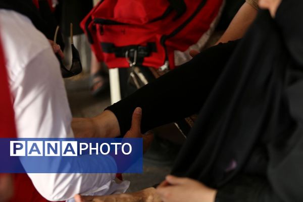 پیاده‌روی جاماندگان اربعین حسینی تبریز