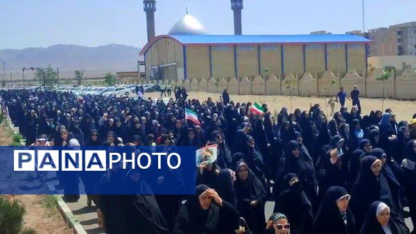  راهپیمایی مردم شهرستان اشتهارد علیه رژیم صهیونیستی 