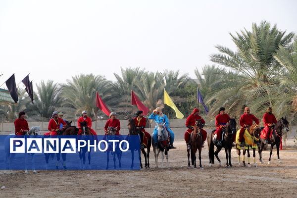 بازآفرینی نوجوان کربلا زیر آسمان لامرد