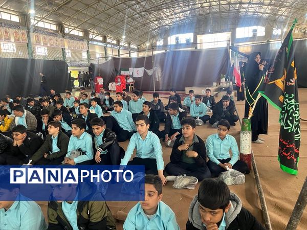 حضور پرشور دانش‌آموزان مدارس خاتم در رزمایش اقتدار بسیجیان
