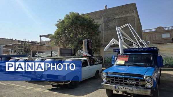 اقلام ورزشی کاروان نشاط به مدارس شهرستان نظرآباد ارسال شد
