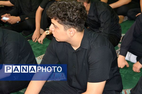 برگزاری مراسم سوگواره احلی من العسل در هنرستان مجتمع فنی تهران بهارستان ۲