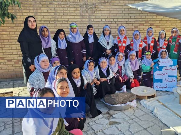 دبستان شهید کشاورز در سوگ فاطمیه