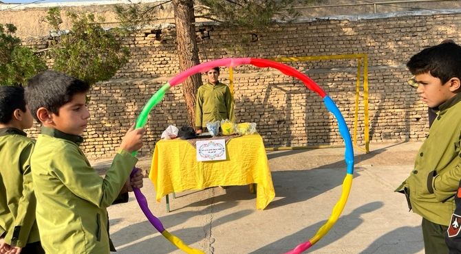 گرامیداشت هفته تربیت‌بدنی در آموزشگاه نواب صفوی شهرستان خاتم