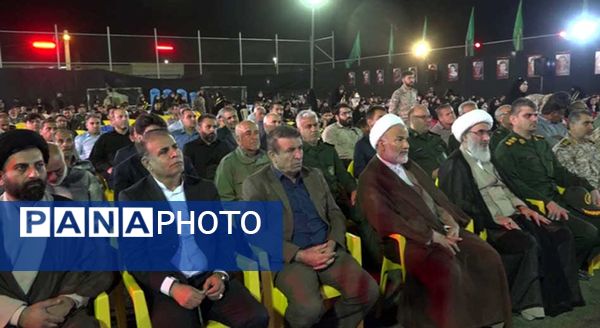 یادواره سرداران و شهدای محله حسین‌آباد در برازجان با حضور نماینده ولی فقیه در استان بوشهر