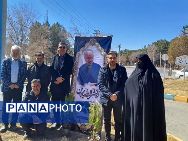 درختکاری به یاد زنده یاد حاج حسن نوربخش حبیب آبادی