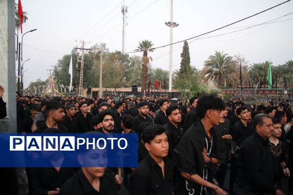 مراسم زنجیر زنی در شهرستان بم 