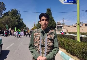 قدس، قلب آزادی؛ حضور مردم شهرستان کوهپایه از کوچک و بزرگ در راهپیمایی روز قدس 