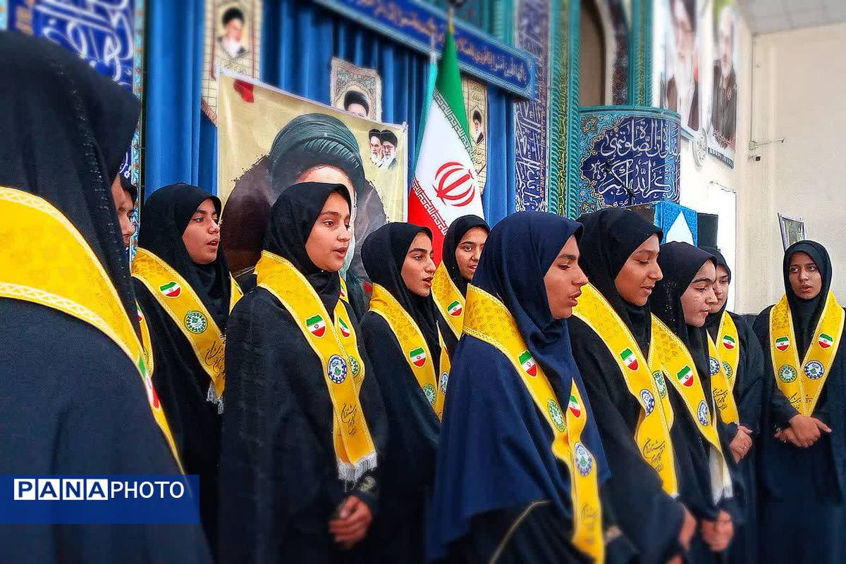 مراسم اولین سالگرد شهدای خدمت در شهرستان باشت